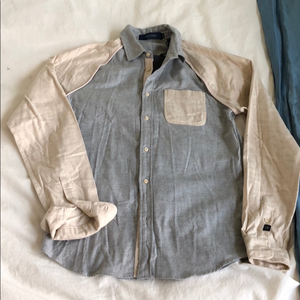 SCOTCH & SODA LONG SLEEVE BUTTON DOWN SHIRT